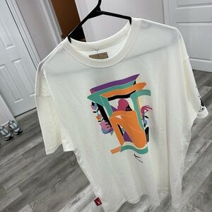 Khaki white Nike Tshirt